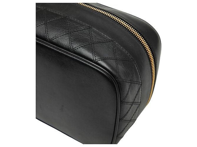 Borsa a Mano Vanity Bicolor Chanel Nero - vista 7