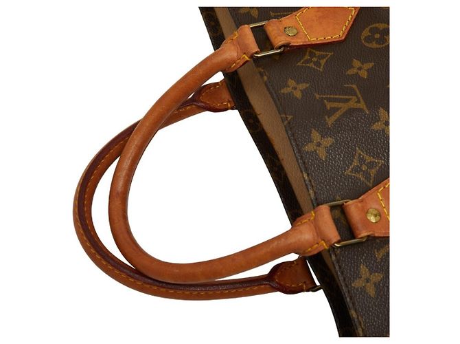 Louis Vuitton Monogram Sac Plat Handtasche M51140 Braun - Ansicht 11