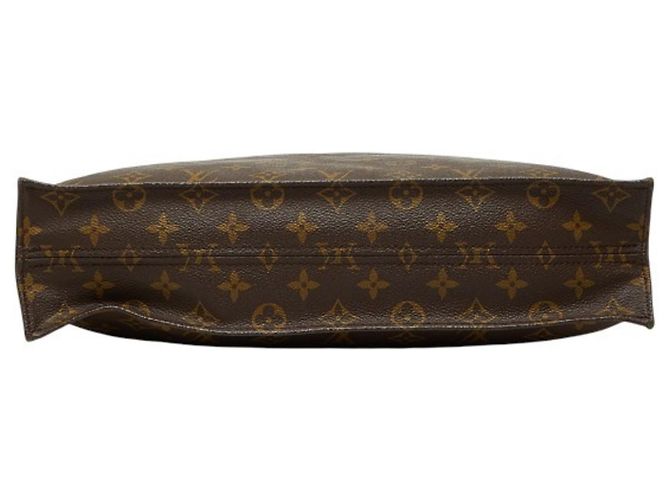 Louis Vuitton Monogram Sac Plat Handtasche M51140 Braun - Ansicht 3