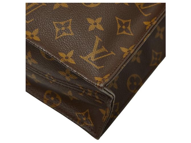 Louis Vuitton Monogram Sac Plat Handtasche M51140 Braun - Ansicht 5