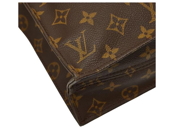 Louis Vuitton Monogram Sac Plat Handtasche M51140 Braun - Ansicht 7