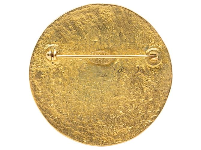 Spilla Vintage Chanel Coco Mark D'oro - vista 2