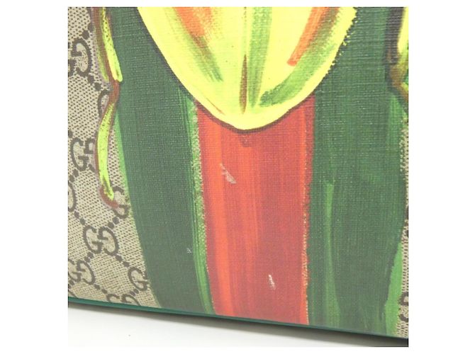 Zaino per bambini Gucci Multicolore Beige Verde - vista 4