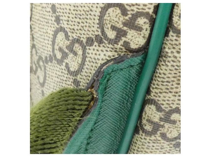 Zaino per bambini Gucci Multicolore Beige Verde - vista 6