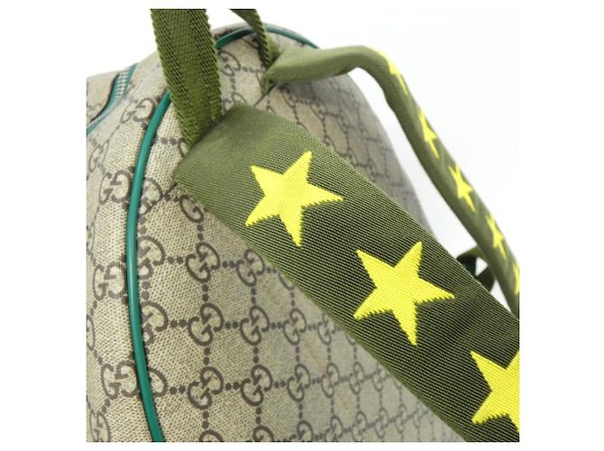 Zaino per bambini Gucci Multicolore Beige Verde - vista 8