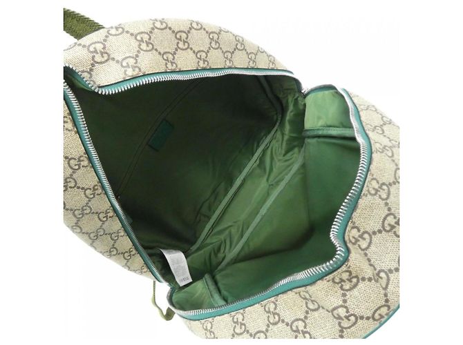 Zaino per bambini Gucci Multicolore Beige Verde - vista 9