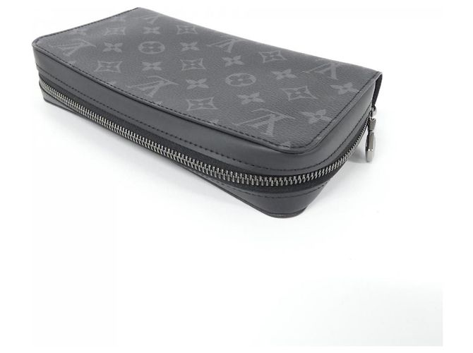 Louis Vuitton Monogram Eclipse Zippy XL Wallet Black - view 2