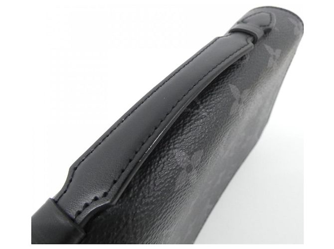 Louis Vuitton Monogram Eclipse Zippy XL Wallet Black - view 3