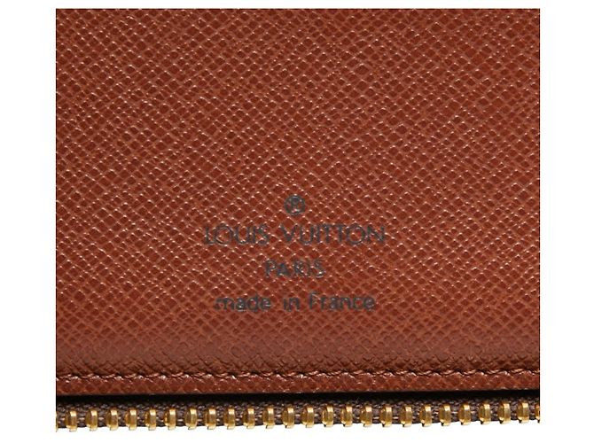 Organizer Lange Reisetasche Monogramm Geldbörse von Louis Vuitton Braun - Ansicht 10