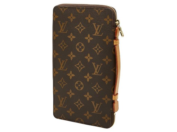 Organizer Lange Reisetasche Monogramm Geldbörse von Louis Vuitton Braun - Ansicht 2
