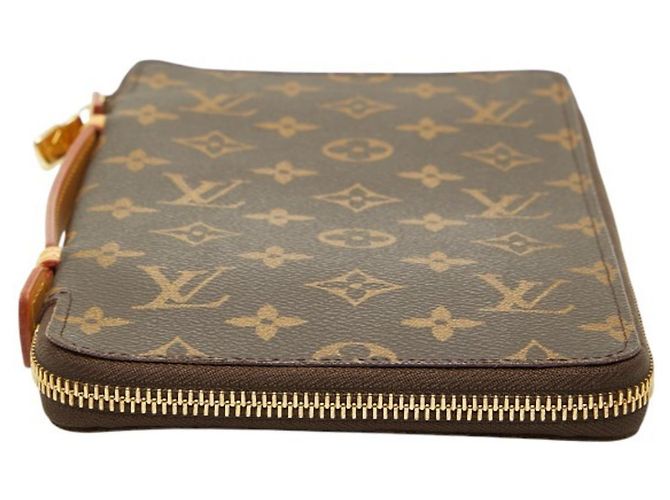 Organizer Lange Reisetasche Monogramm Geldbörse von Louis Vuitton Braun - Ansicht 3