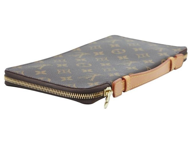 Organizer Lange Reisetasche Monogramm Geldbörse von Louis Vuitton Braun - Ansicht 5