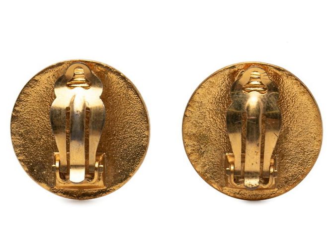 Orecchini a clip placcati in oro con il logo Coco di Chanel D'oro - vista 2