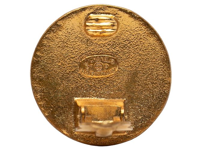 Orecchini a clip placcati in oro con il logo Coco di Chanel D'oro - vista 3