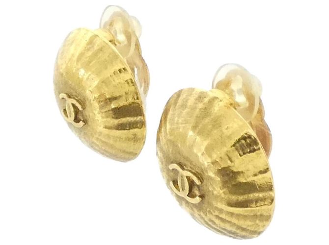 Orecchini a clip dorati Chanel D'oro - vista 2