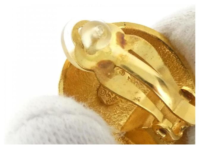 Orecchini a clip dorati Chanel D'oro - vista 4