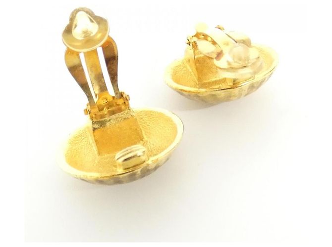 Orecchini a clip dorati Chanel D'oro - vista 7