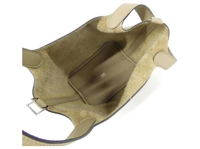 Borsa Picotin Lock PM di Hermès Beige - vista 5