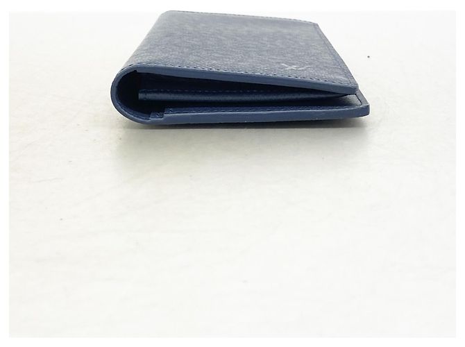Portafoglio Lungo Brazza in Taiga Louis Vuitton Blu navy - vista 2