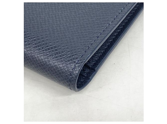 Portafoglio Lungo Brazza in Taiga Louis Vuitton Blu navy - vista 5