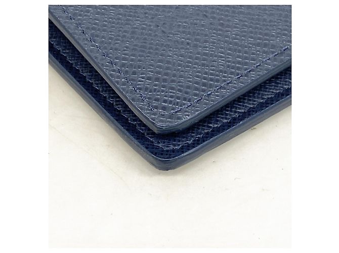 Portafoglio Lungo Brazza in Taiga Louis Vuitton Blu navy - vista 6
