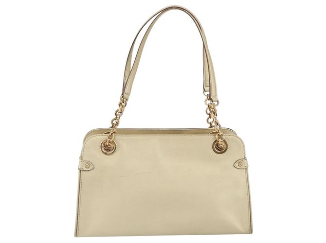 Salvatore Ferragamo Gancini in pelle D'oro - vista 2