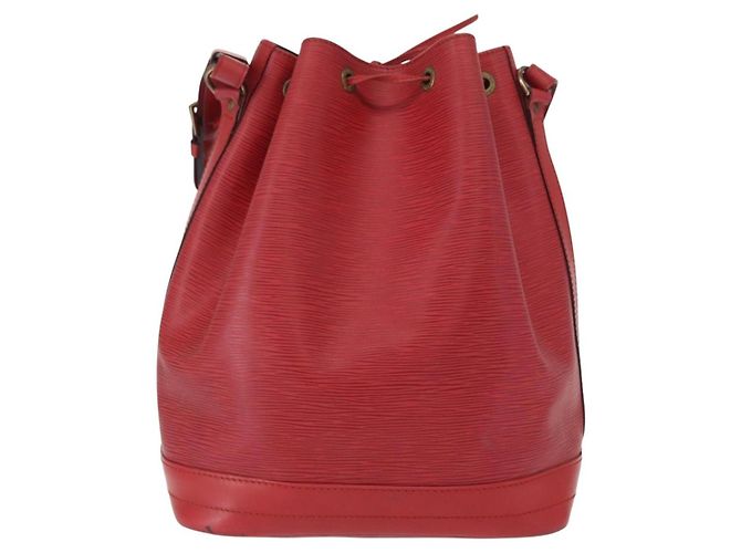 Noe Borsa Noé Louis Vuitton in pelle Epi grande Rosso - vista 2