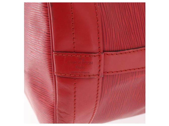 Noe Borsa Noé Louis Vuitton in pelle Epi grande Rosso - vista 6