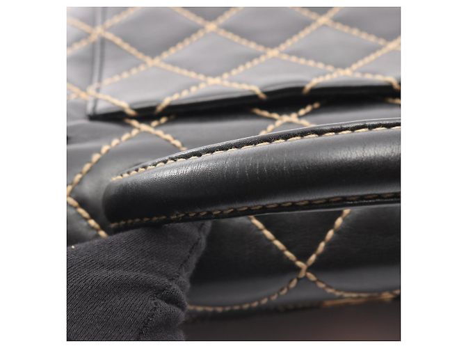 Borsa a mano Chanel Wild Stitch Nero - vista 10