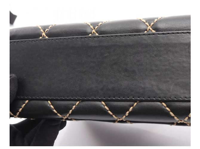 Borsa a mano Chanel Wild Stitch Nero - vista 11