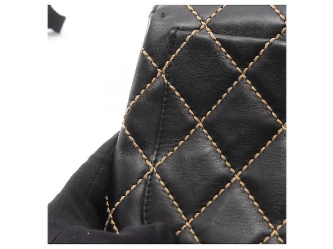 Borsa a mano Chanel Wild Stitch Nero - vista 8