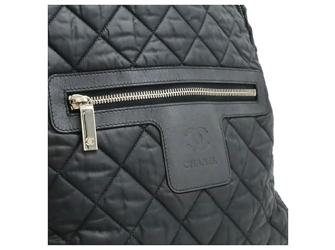 Zaino Chanel Coco Cocoon in Nero Bordeaux Bordò - vista 10