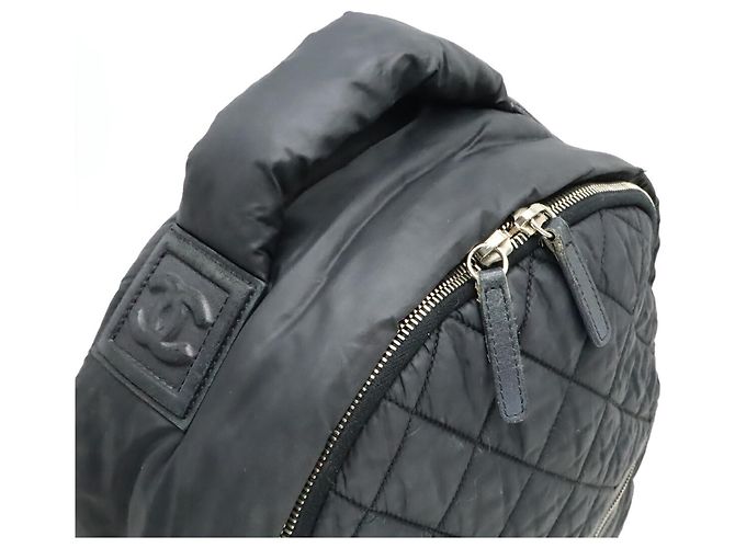 Zaino Chanel Coco Cocoon in Nero Bordeaux Bordò - vista 7