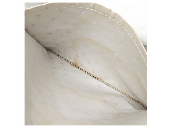 Borsa Louis Vuitton Suhali Lockit MM Bianco - vista 10