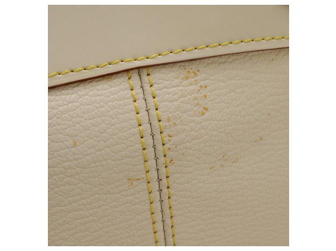 Borsa Louis Vuitton Suhali Lockit MM Bianco - vista 5