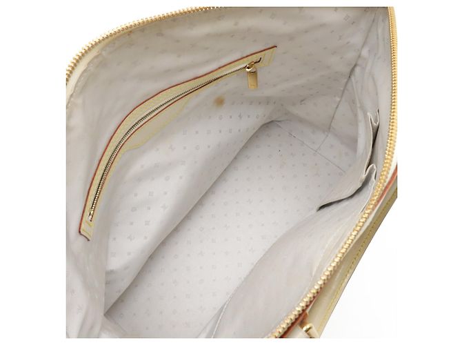Borsa Louis Vuitton Suhali Lockit MM Bianco - vista 8
