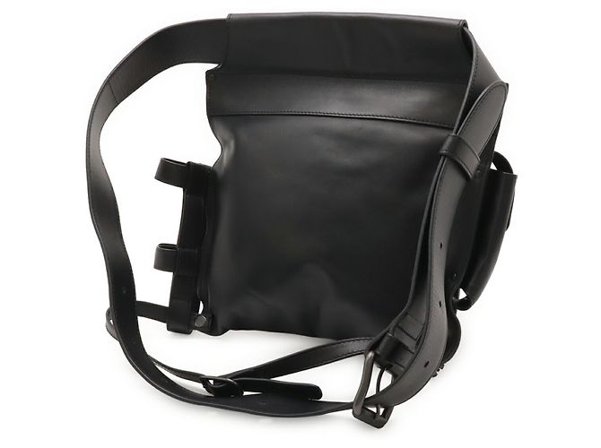 Marsupio in pelle nera Bottega Veneta Nero - vista 3