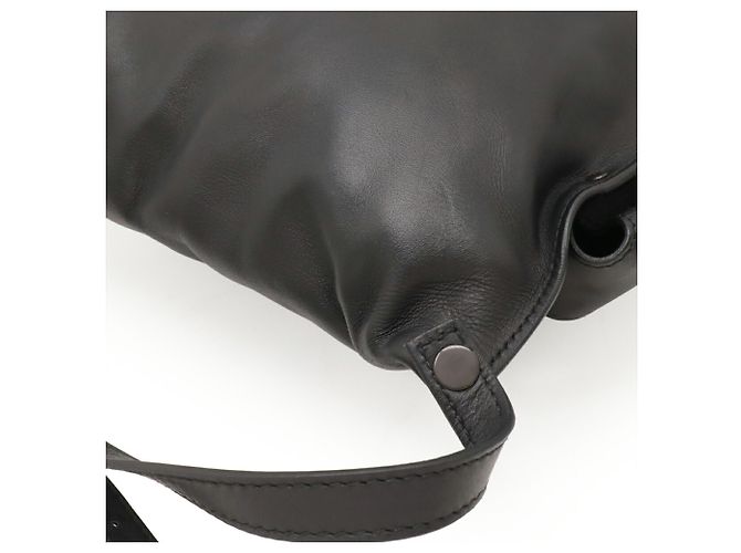 Marsupio in pelle nera Bottega Veneta Nero - vista 4