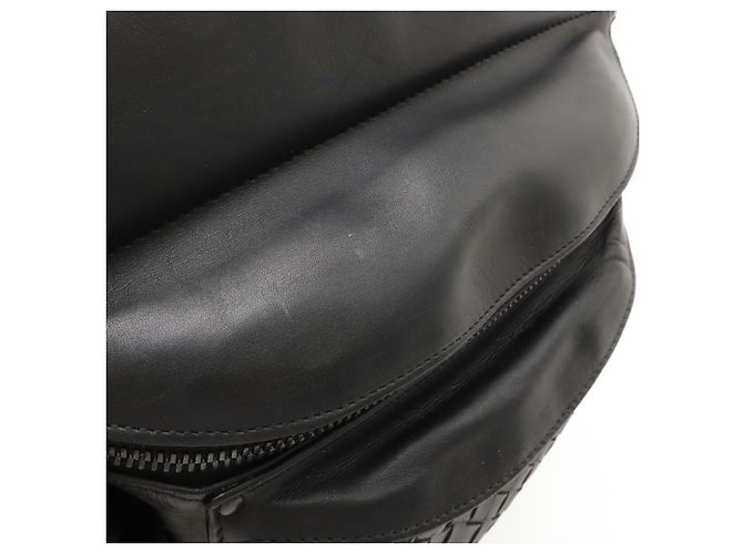 Marsupio in pelle nera Bottega Veneta Nero - vista 5