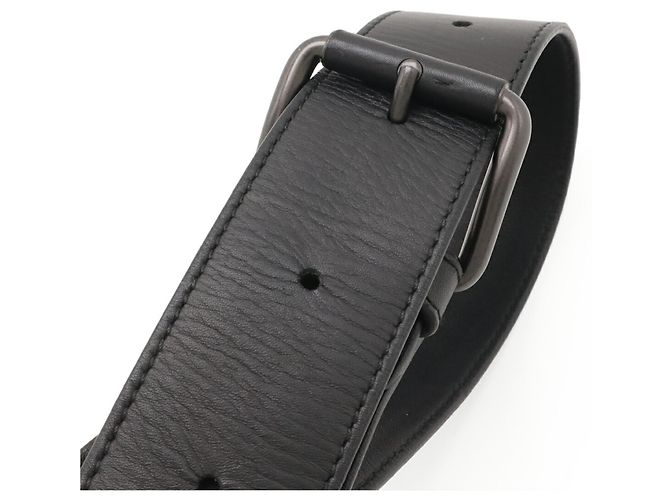 Marsupio in pelle nera Bottega Veneta Nero - vista 8