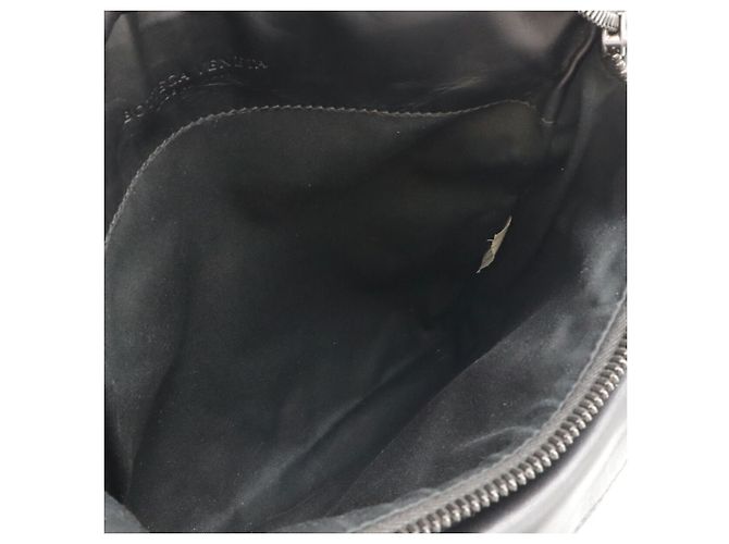 Marsupio in pelle nera Bottega Veneta Nero - vista 9