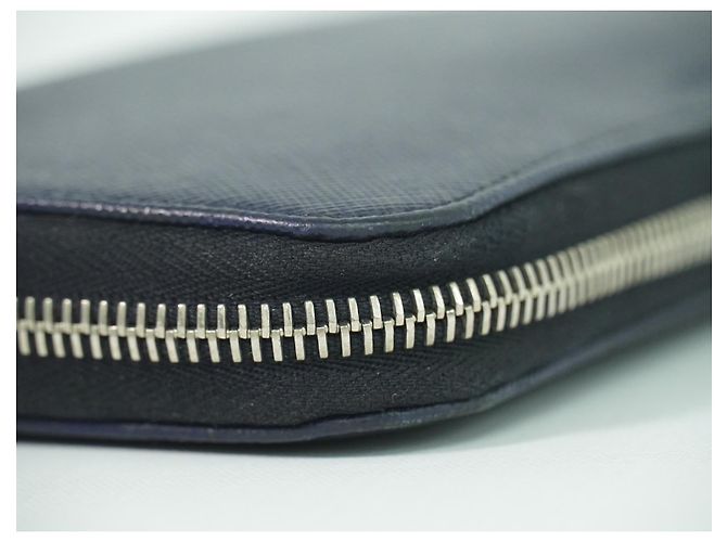 Prada Saffiano Wallet Leather Navy blue - view 7