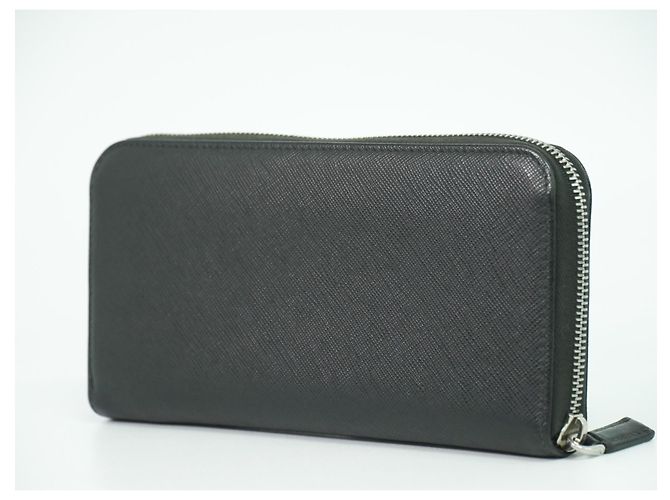 Prada Saffiano Wallet Leather Black - view 2
