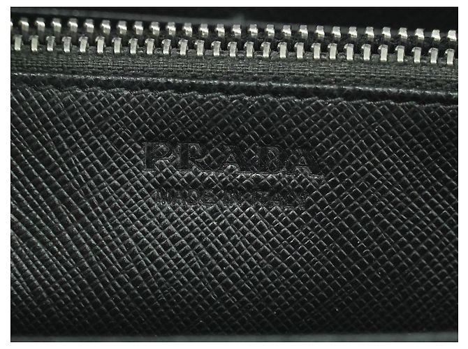 Prada Saffiano Wallet Leather Black - view 5