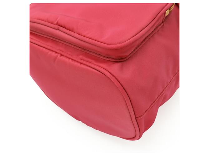 Borsa in nylon rosa Prada - vista 4