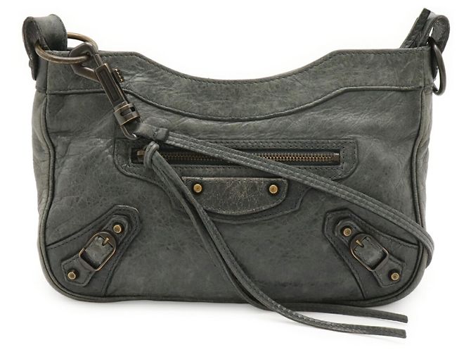Balenciaga The Hip Shoulder Bag in Dark Green - view 2