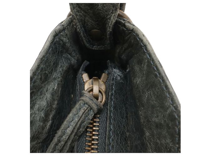 Balenciaga The Hip Shoulder Bag in Dark Green - view 5