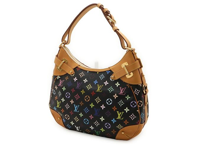 Greta Schultertasche Monogramm Multicolor Louis Vuitton Schwarz - Ansicht 3