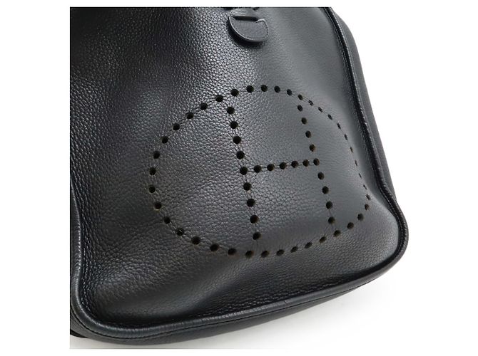 Borsa a Spalla Hermès Evelyn 3 III GM Nero - vista 10