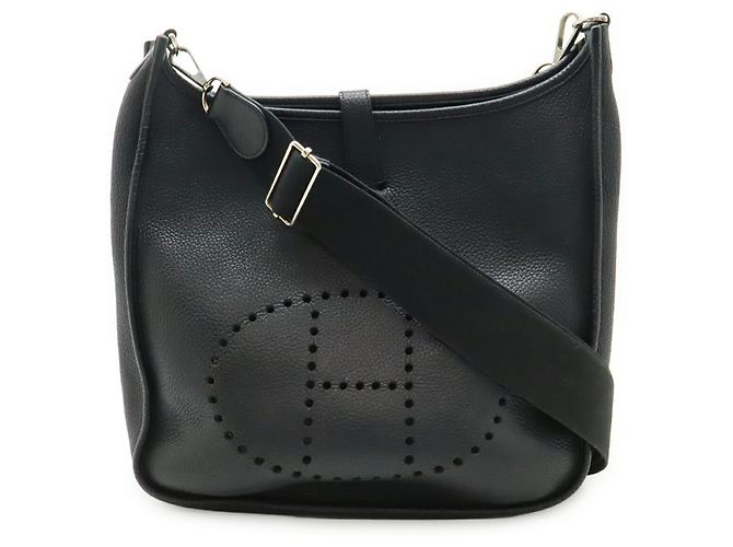 Borsa a Spalla Hermès Evelyn 3 III GM Nero - vista 2